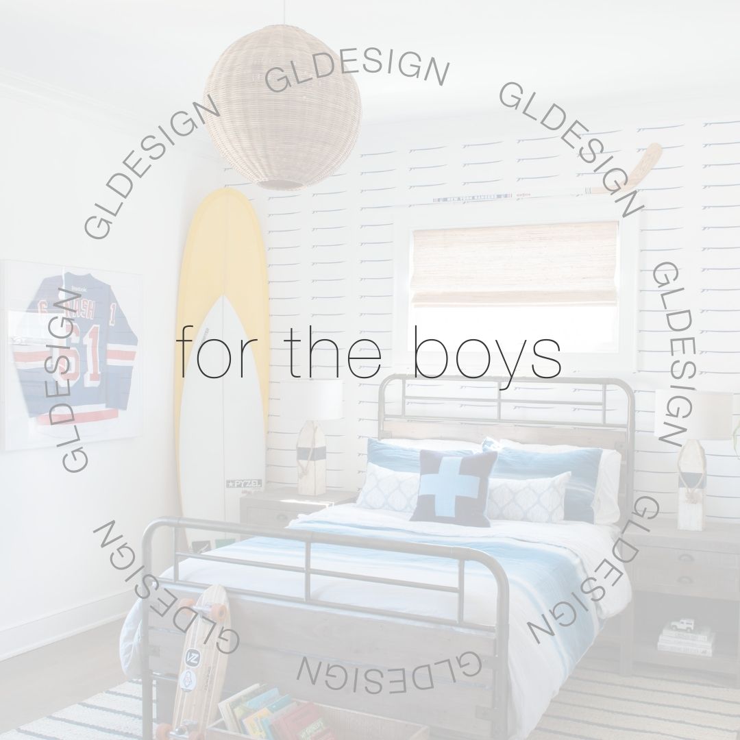 For the Boys - Coastal Interior Design - GLDESIGN